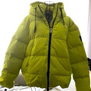 Turo by Vince Camuto - Puffy Jacket Lime Green/Yellow (Size XL) NWT Never worn.
